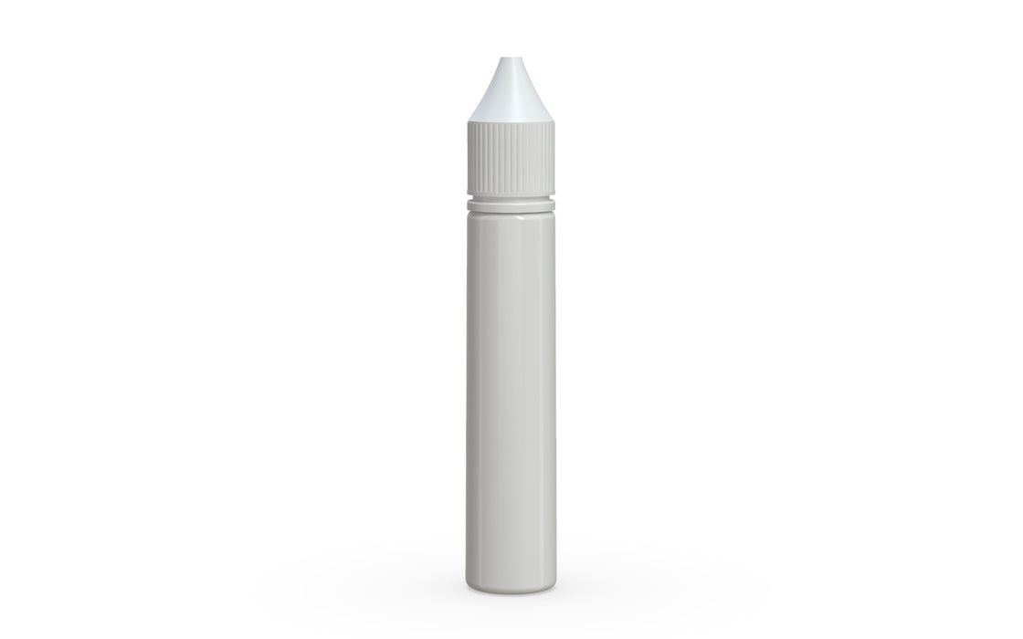 Chubby Gorilla Unicorn 30ml bottle, solid opaque white, front view