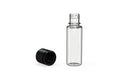 Chubby Gorilla Spiral CR 16.5ML unicorn bottle, clear natural bottle with opaque black child-resistant cap, multiple units