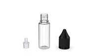 Chubby Gorilla - 15ML V3 Unicorn Bottle - Clear Bottle / Black Cap - V3 - With Reducer Tip - Copackr.com