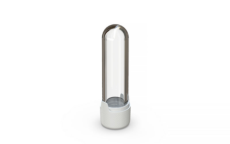 510 Cartridge Aviator CR Container Round Top - Opaque White With Opaque White Lid - Copackr.com
