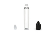 Chubby Gorilla - 30ML Unicorn Bottle - Clear Bottle / Black Cap - V3 - With Reducer Tip - Copackr.com