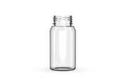Chubby Gorilla Aviator Shot Bottle 60ml Mini - Clear bottle & Black Cap - Copackr.com