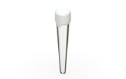 Aviator CR - Tube 113MM with Inner Seal & Tamper - Clear Natural Transparent with Opaque White Lid - Copackr.com