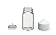 Chubby Gorilla Unicorn 75ml Stubby bottle, clear natural with opaque white cap, multiple units