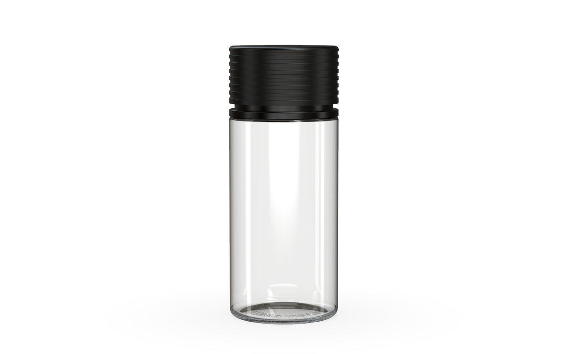 Chubby Gorilla Spiral CR 100ML bottle, clear natural with opaque black cap