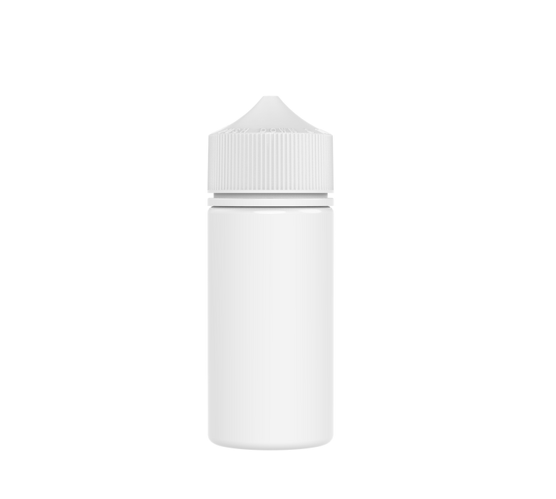 Chubby Gorilla 100ML Unicorn Bottle V3 Solid White bottle and cap
