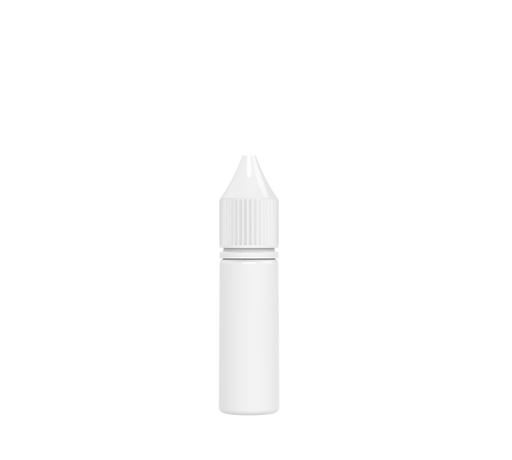Chubby Gorilla 15ML Unicorn Bottle V3 Solid White bottle and cap