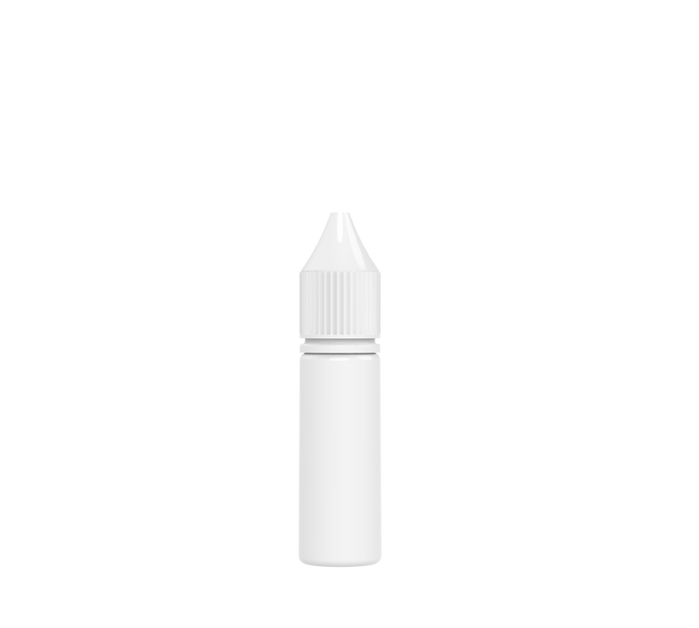 Chubby Gorilla 15ML Unicorn Bottle V3 Solid White bottle and cap