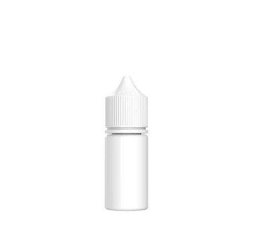 Chubby Gorilla 30ML Stubby Unicorn Bottle V3 Solid White bottle and cap
