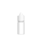 Chubby Gorilla 30ML Stubby Unicorn Bottle V3 Solid White bottle and cap