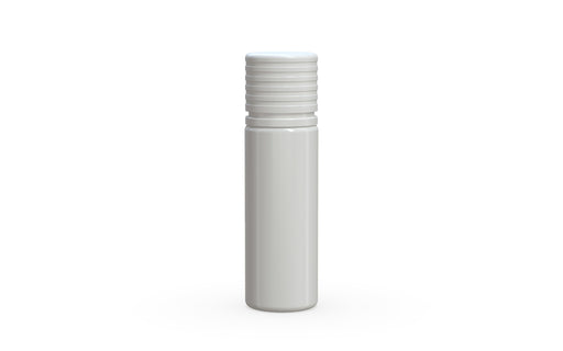 Chubby Gorilla Spiral CR 16.5ML unicorn bottle, opaque white bottle with opaque white child-resistant cap
