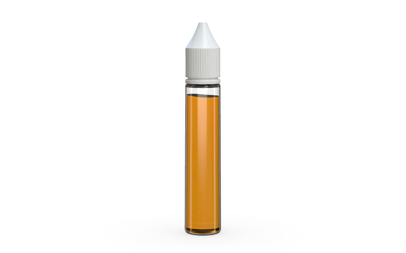 Chubby Gorilla Unicorn 30ml bottle, clear natural with opaque white cap, cap detail