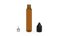 Chubby Gorilla Unicorn 30ml bottle, translucent amber with opaque black cap, multiple units