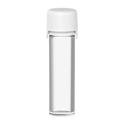 Aviator CR Straight Tube 115mm Flat Clear Natural with Opaque Black Lid
