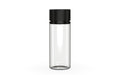 Chubby Gorilla Spiral CR 120ML unicorn bottle, clear natural bottle with opaque black child-resistant cap