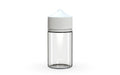 Chubby Gorilla Unicorn 75ml Stubby bottle, clear natural with opaque white cap, front view