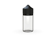 Chubby Gorilla Unicorn 60ml Mini bottle, clear natural with opaque black cap, front view
