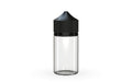 Chubby Gorilla Unicorn 60ml Mini bottle, clear natural with opaque black cap, front view