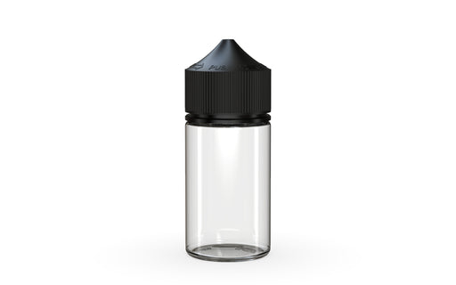 Chubby Gorilla Unicorn 60ml Mini bottle, clear natural with opaque black cap, front view