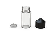 Chubby Gorilla Unicorn 60ml Mini bottle, clear natural with opaque black cap, multiple units