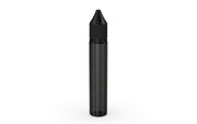 Chubby Gorilla Unicorn 30ml bottle with Reducer Tip, translucent black with opaque black cap, front view