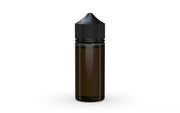 Chubby Gorilla Unicorn 75ml Mini bottle, translucent black with opaque black cap, cap detail