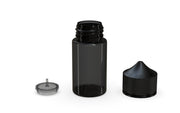 Chubby Gorilla Unicorn 60ml Mini bottle, translucent black with opaque black cap, multiple units