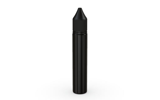 Chubby Gorilla Unicorn 30ml bottle with Reducer Tip, solid opaque black, front view