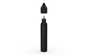 Chubby Gorilla Unicorn 30ml bottle with Reducer Tip, solid opaque black, side view