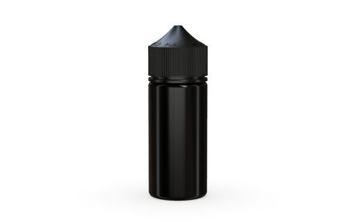 Chubby Gorilla Unicorn 75ml Mini bottle, solid opaque black, front view