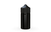 Chubby Gorilla Unicorn 60ml Mini bottle, solid opaque black, front view