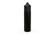 Chubby Gorilla Unicorn 60ml bottle with Reducer Tip, solid opaque black, front view