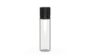 Chubby Gorilla Spiral CR 20ML unicorn bottle, clear natural bottle with opaque black child-resistant cap
