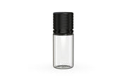 Chubby Gorilla Spiral CR 10ML unicorn bottle, clear natural bottle with opaque black child-resistant cap