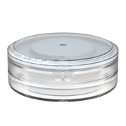 Chubby Gorilla X3 Pouch Container 50g, clear natural with clear natural lid, front view