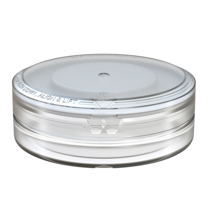 Chubby Gorilla X3 Pouch Container 50g, clear natural with clear natural lid, front view