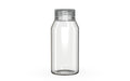 Chubby Gorilla Spiral Shot Bottle 100ml Mini, clear natural with clear natural cap, front view