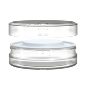 Chubby Gorilla X3 Pouch Container 50g, clear natural with clear natural lid, closure detail