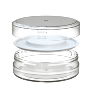 Chubby Gorilla X3 Pouch Container 50g, clear natural with clear natural lid, multiple units