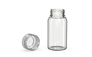 Chubby Gorilla Spiral Shot Bottle 60ml Mini, clear natural with clear natural cap, multiple units