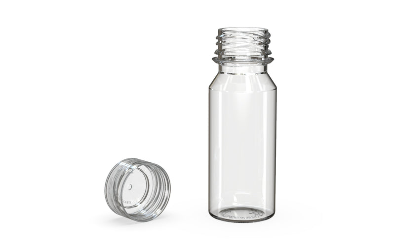 Chubby Gorilla Spiral Shot Bottle 60ml, clear natural with clear natural cap, multiple units