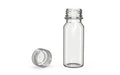 Chubby Gorilla Spiral Shot Bottle 60ml, clear natural with clear natural cap, multiple units