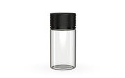 Chubby Gorilla Spiral 60ml Mini bottle, clear natural with opaque black cap, front view