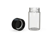 Chubby Gorilla Spiral 60ml Mini bottle, clear natural with opaque black cap, multiple units