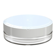 Chubby Gorilla X3 Pouch Container 50g, clear natural with opaque white lid, front view