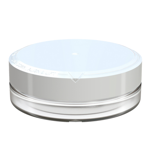 Chubby Gorilla X3 Pouch Container 50g, clear natural with opaque white lid, front view