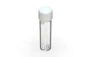 Chubby Gorilla Aviator Straight Tube 65mm Flat, clear natural with opaque white lid, multiple units