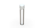 Chubby Gorilla Aviator Straight Tube 100mm Flat, clear natural with opaque white lid, additional view