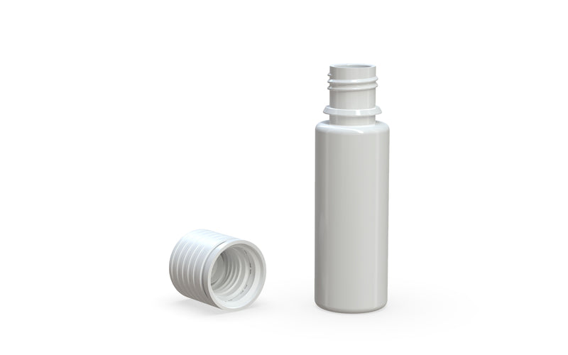 Chubby Gorilla Spiral CR 16.5ML unicorn bottle, opaque white bottle with opaque white child-resistant cap, multiple units