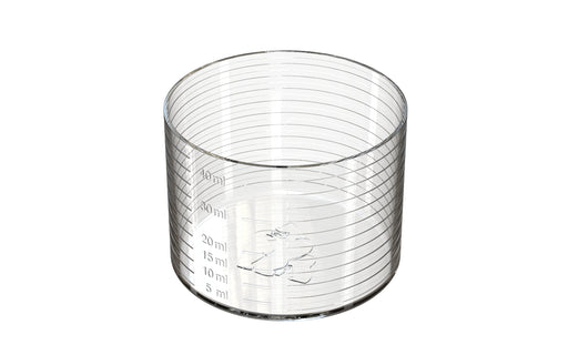Spiral Dosing Cup 40ml Clear Natural